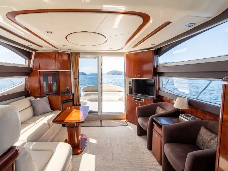 C Weed flybridge and upper deck exterior